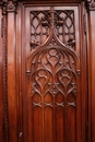 Gothic style Bedroom in Walnut, France 19th century