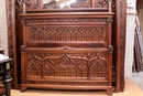 Gothic style Bedroom in Walnut, France 19th century