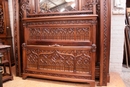 Gothic style Bedroom in Walnut, France 19th century