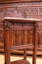 Gothic style Bedroom in Walnut, France 19th century