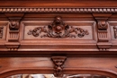 Renaissance style Bedroom in Walnut, France 19th century