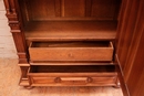 Renaissance style Bedroom in Walnut, France 19th century