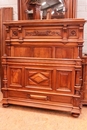 Renaissance style Bedroom in Walnut, France 19th century