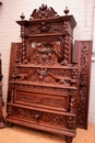 Renaissance style Bedroom in Oak, France 19th century