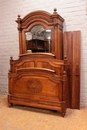 Renaissance style Bedroom in Walnut, France 19th century