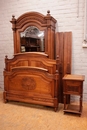 Renaissance style Bedroom in Walnut, France 19th century