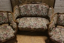 Louis XV style Sofa set in Walnut, France 19th century