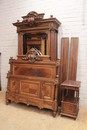 Renaissance style Bedroom in Walnut, France 19th century