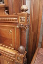 Renaissance style Bedroom in Walnut, France 19th century