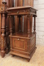 Renaissance style Bedroom in Walnut, France 19th century