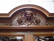 french walnut display cabinet 19th century