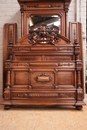 Henri II style Bedroom in Walnut, France 19th century