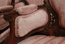 Louis XV style Sofa set in Walnut, France 19th century