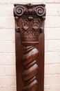 Renaissance style Columns in Oak, Belgium 1900