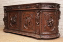 Hunt style Cabinet in Oak, France 19th century