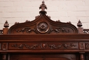 Gothic style Bedroom in Walnut, France 19th century