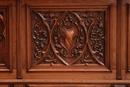 Gothic style Bedroom in Walnut, France 19th century