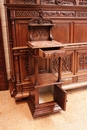 Gothic style Bedroom in Walnut, France 19th century