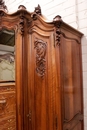 Louis XV style Bedroom in Walnut, France 19th century