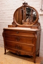 Louis XV style Bedroom in Walnut, France 19th century