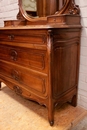 Louis XV style Bedroom in Walnut, France 19th century