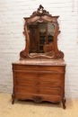 Louis XV style Bedroom in Walnut, France 19th century