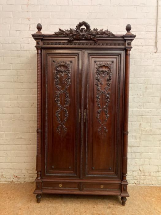 4 pc Louis XVI bedroom in mahogany 