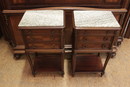 Transition style Bedroom in mahogany and bronze, France 19th century