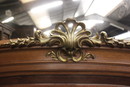 Transition style Bedroom in mahogany and bronze, France 19th century