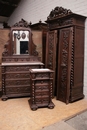 Hunt style Bedroom in Oak, France 19th century