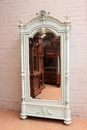 Louis XVI style Bedroom in paint wood, France 19th century