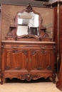 Louis XV style Bedroom in Walnut, France 19th century