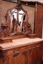 Louis XV style Bedroom in Walnut, France 19th century