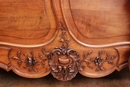 Louis XV style Bedroom in Walnut, France 19th century