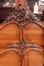 Louis XV style Bedroom in Walnut, France 19th century