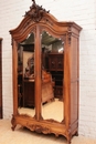 Louis XV style Bedroom in Walnut, France 19th century