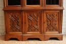 Gothic style Office set in Walnut, France 19th century