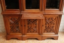 Gothic style Office set in Walnut, France 19th century