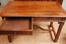 Gothic style Office set in Walnut, France 19th century