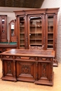 Renaissance style Office set in Walnut, France 19th century