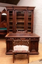 Renaissance style Office set in Walnut, France 19th century