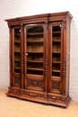 Renaissance style Office set in Walnut, France 19th century