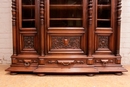 Renaissance style Office set in Walnut, France 19th century