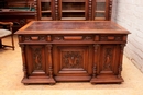 Renaissance style Office set in Walnut, France 19th century