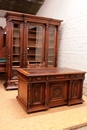 Renaissance style Office set in Walnut, France 19th century