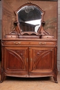 Art Nouveau style Bedroom in Walnut, France 1900