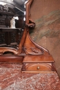 Art Nouveau style Bedroom in Walnut, France 1900