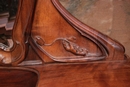 Art Nouveau style Bedroom in Walnut, France 1900