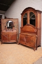 Art Nouveau style Bedroom in Walnut, France 1900