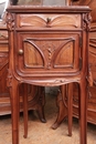Art Nouveau style Bedroom in Walnut, France 1900